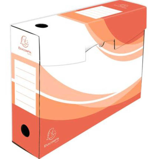 Picture of EXACOMPTA ARCHIVE BOX KRAFT 25X33CM RED